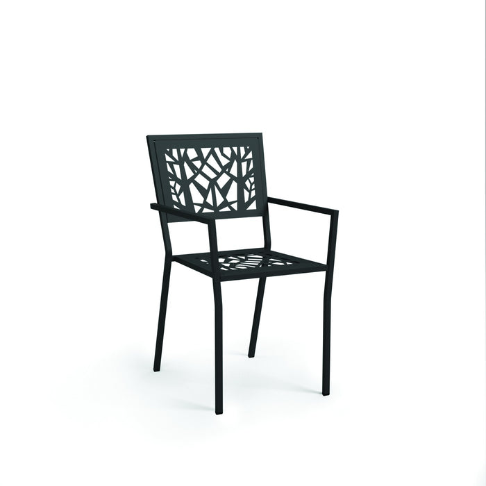 Homecrest Echo Dining Chair with Metal Seat, studio view