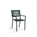 Homecrest Echo Dining Chair with Metal Seat, studio view