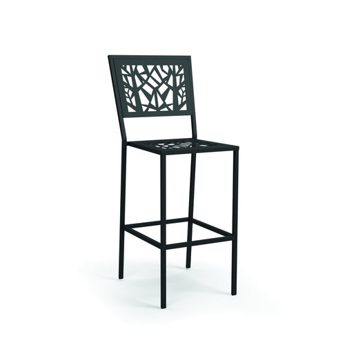 Homecrest Echo Armless Bar Stool with Metal Seat