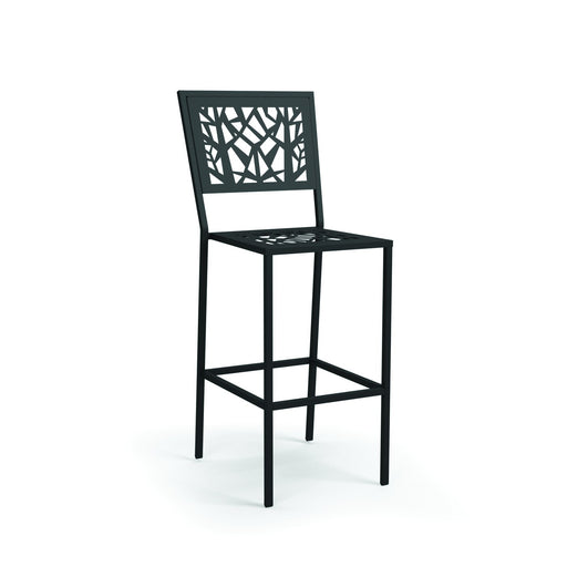 Homecrest Echo Armless Bar Stool with Metal Seat, studio view