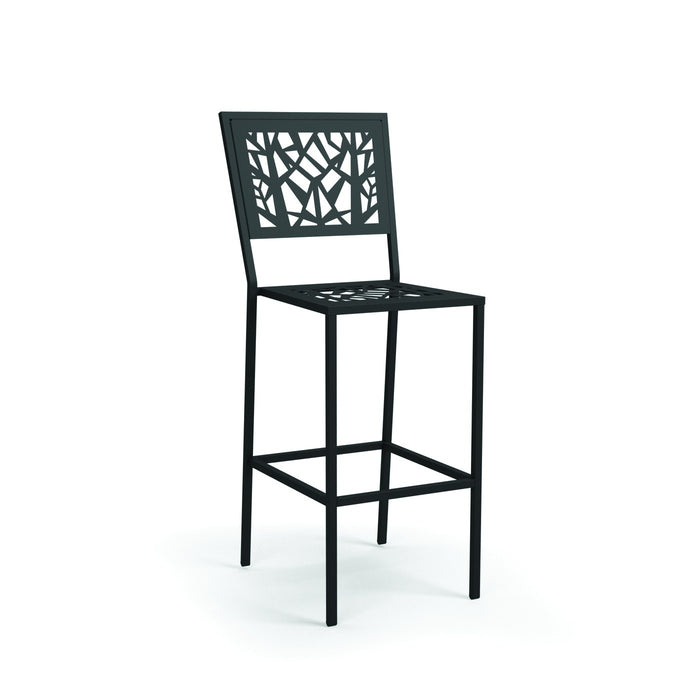 Homecrest Echo Armless Bar Stool with Metal Seat, studio view