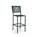 Homecrest Echo Armless Bar Stool with Metal Seat, studio view