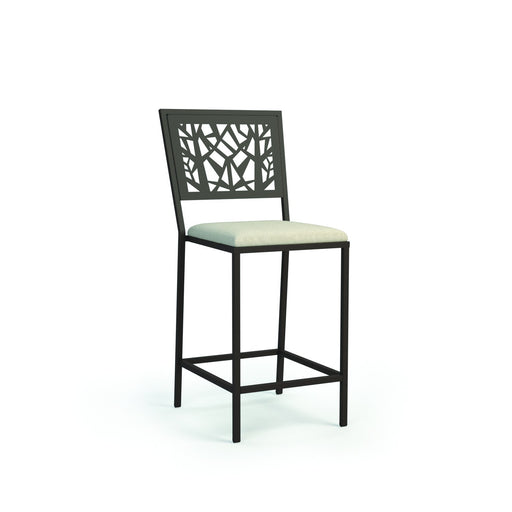 Homecrest Echo Armless Balcony Stool with Padded Seat, studio view