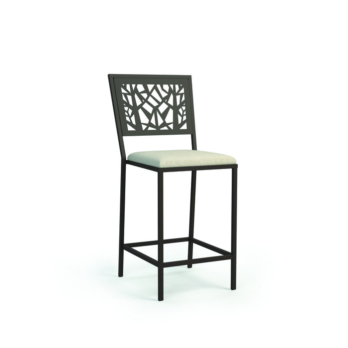 Homecrest Echo Armless Balcony Stool with Padded Seat, studio view