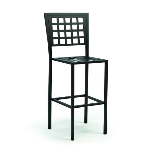 Homecrest Manhattan Armless Bar Stool with Metal Seat