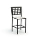 Homecrest Manhattan Armless Balcony Stool with Padded Seat, studio view