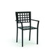 Homecrest Manhattan Dining Chair with Metal Seat, studio view