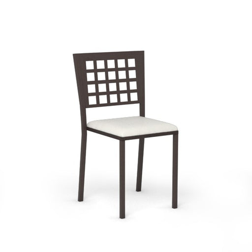Homecrest Manhattan Armless Dining Chair with Padded Seat, studio view