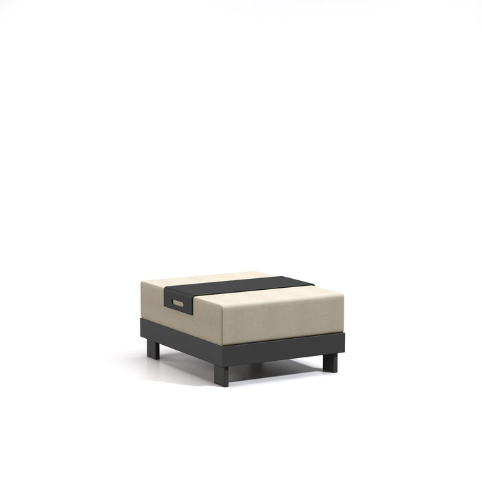 Urban ottoman with the ottoman tray