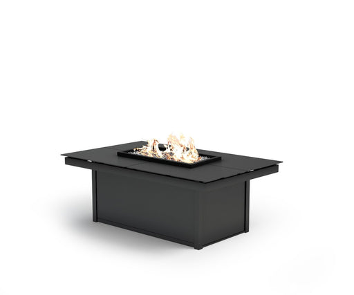 Homecrest Mode 32" x 52" Rectangular Chat Height Fire Table, studio view