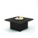 Homecrest Timber 42" Square Chat Height Fire Table, studio view