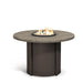 Homecrest Stonegate 54" Round Balcony Height Fire Table, studio view