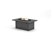 Homecrest Latitude 32" x 50" Rectangular Chat Height Fire Table, studio view