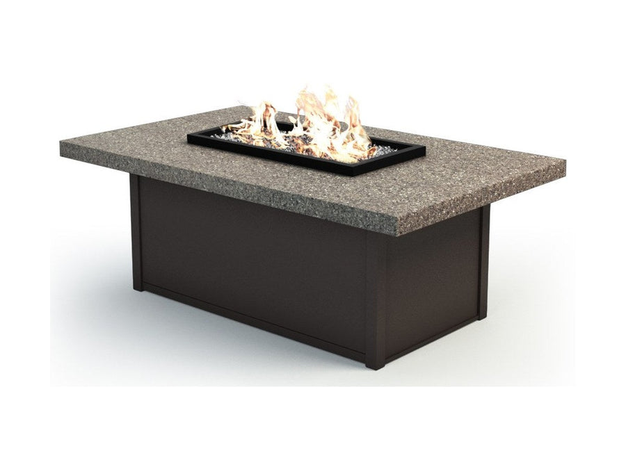 Stonegate 32" x 52" Rectangular Chat Height Fire Table