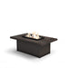 Homecrest Timber 32" x 52" Rectangular Chat Height Fire Table, studio view