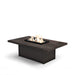 Homecrest Timber 36" x 60" Rectangular Chat Height Fire Table, studio view