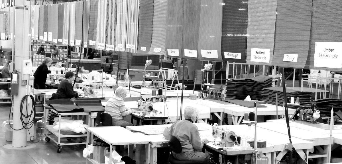 The Homecrest sewing floor in Wadena, Minnesota