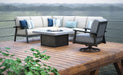 Homecrest Revive 5-Piece Extended Sectional Fire Set, as shown