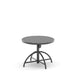 Homecrest Latitude 30" Round Adjustable Height Table, universal base, studio view