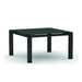 Homecrest Mode 44" Square Chat Table, post base, studio view