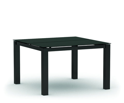 Homecrest Mode 44" Square Dining Table, post base, studio view
