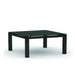 Homecrest Mode 44" Square Coffee Table, post base, studio view