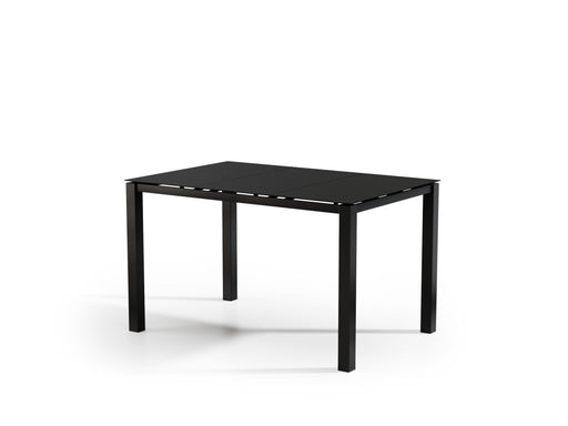 Homecrest Mode 44" x 66" Rectangular Bar Table, post base, studio view