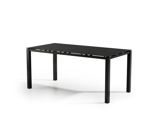 Homecrest Mode 44" x 88" Rectangular Bar Table, post base, studio view