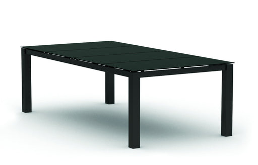 Homecrest Mode 44" x 88" Rectangular Dining Table, post base, studio view