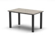 Homecrest Shadow Rock 36" x 60" Rectangular Balcony Table, post base, studio view