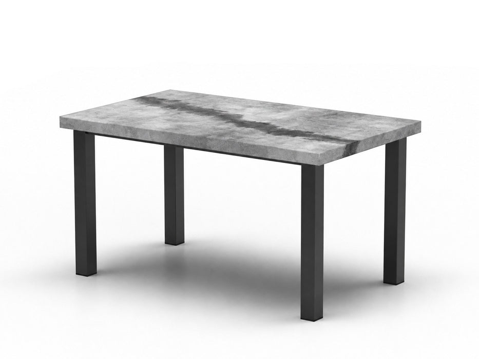 Homecrest Artworks 36" x 60" Rectangular Dining Table, post base, studio view