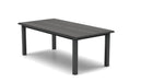 Homecrest Medley 42" x 84" Rectangular Dining Table, post base, studio view
