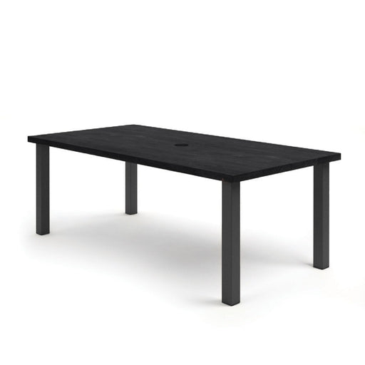 Homecrest Timber 42" x 84" Rectangular Dining Table, post base, studio view