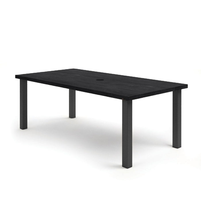 Homecrest Timber 42" x 84" Rectangular Dining Table, post base, studio view