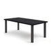 Homecrest Timber 42" x 84" Rectangular Dining Table, post base, studio view