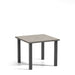 Homecrest Shadow Rock 42" Square Balcony Table, post base, studio view