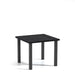 Homecrest Timber 42" Square Balcony Table, post base, studio view