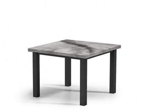 Homecrest Artworks 42" Square Dining Table, post base, studio view