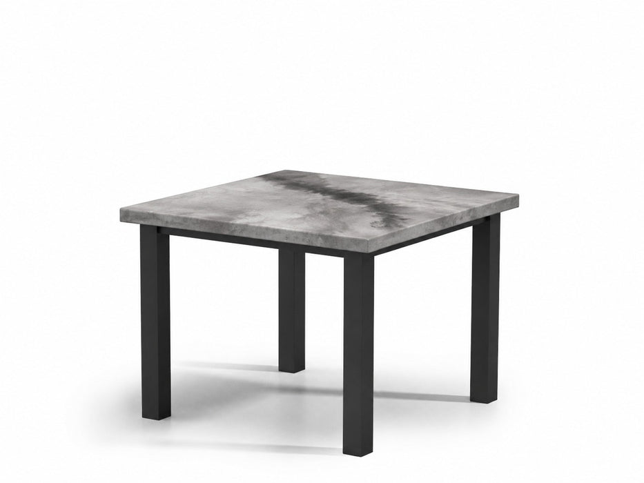 Homecrest Artworks 42" Square Dining Table, post base, studio view