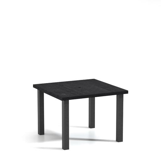 Homecrest Timber 42" Square Dining Table, post base, studio view