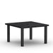 Homecrest Timber 48" Square Dining Table, post base, studio view