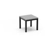 Homecrest Eden 23.5" Square End Table, post base, studio view