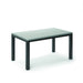 Homecrest Eden 35.5" x 60" Rectangular Dining Table, post base, studio view