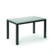 Homecrest Eden 35.5" x 60" Rectangular Balcony Table, post base, studio view