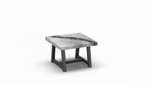Homecrest Artworks 24" Square End Table, trestle base, studio view