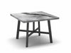 Homecrest Artworks 42" Square Dining Table, trestle base, studio view