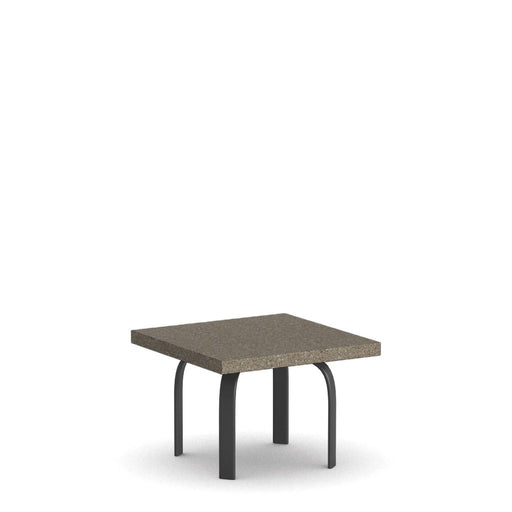 Homecrest Stonegate 24" Square Side Table, universal base, studio view