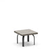 Homecrest Shadow Rock 24" Square Side Table, universal base, studio view
