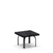 Homecrest Timber 24" Square Side Table, universal base, studio view