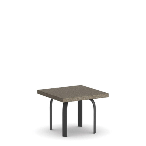Homecrest Stonegate 24" Square End Table, universal base, studio view